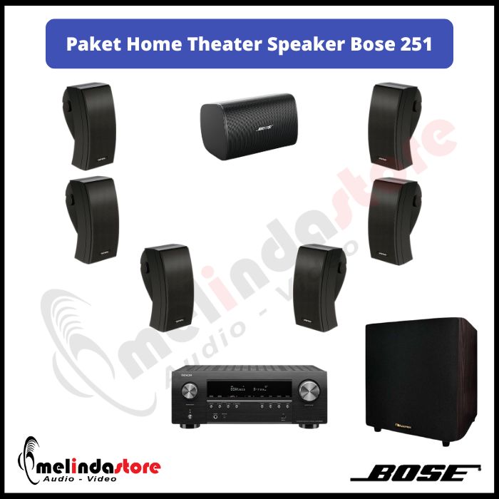Paket Home Theater Speaker Bose 251 | Home Theater 7.1 Paket Home Theater Speaker Bose 251 | Home Theater 7.1